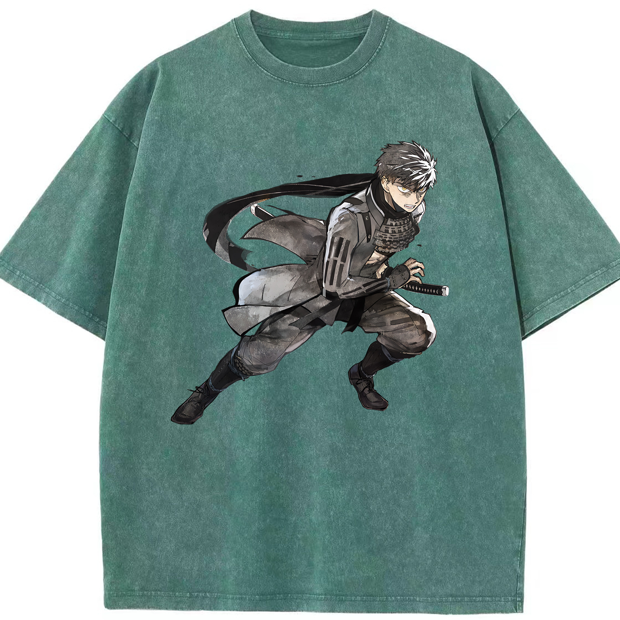 （画像用） 刀剣乱舞 Touken Ranbu 綿100% ヴィンテージ風 半袖Tシャツ（フロントプリント）